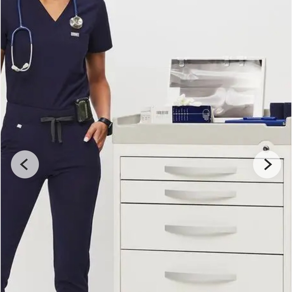 Women's Navy Figs Set